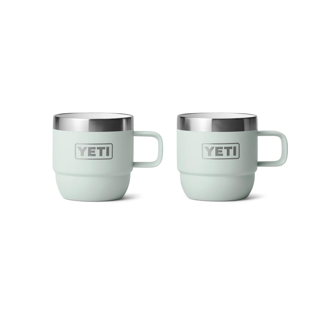 YETI Rambler Stapelbare Tasse Mit DuraSip Keramikbeschichtung, Ridgeline, 2 Pack 6 oz (177 ml), Ridg