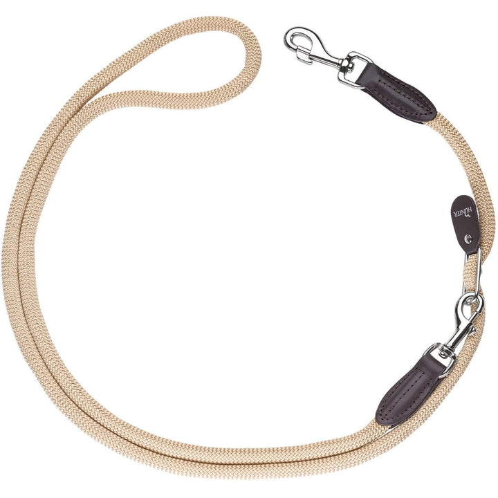 HUNTER FREESTYLE Vario-Leine für Hunde, robust, wetterfest, 1,0 x 200 cm, beige beige 1,0 x 200 cm,