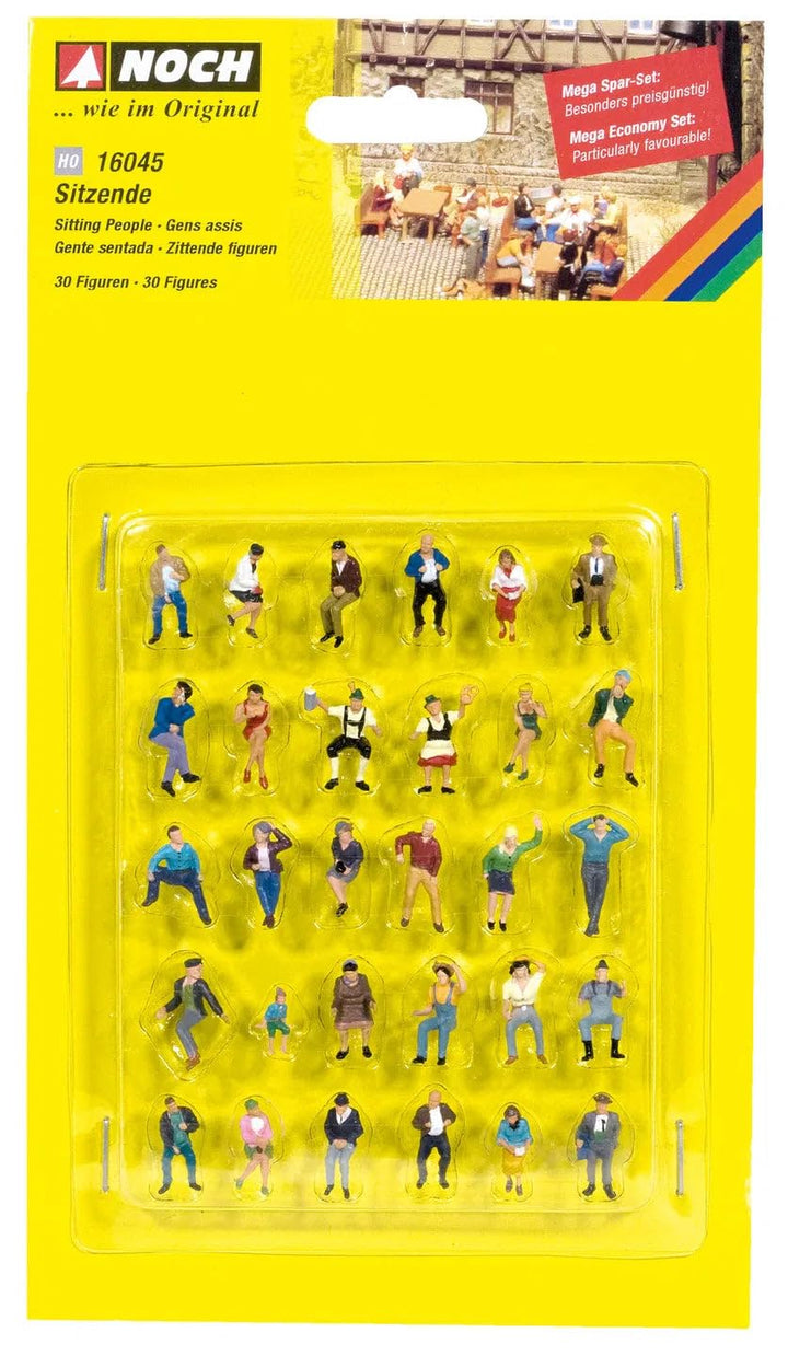 NOCH 16045 - Mega Spar-Set Sitzende, Sonstige Spielwaren