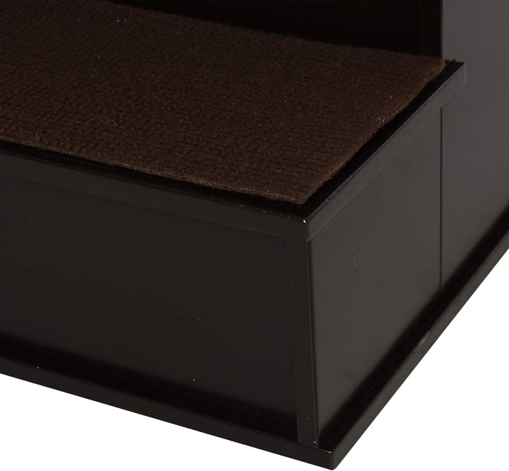 PawHut Haustiertreppe 4-stufige Hundetreppe Katzentreppe Einstiegshilfe mit Rutschfester Matte Haust