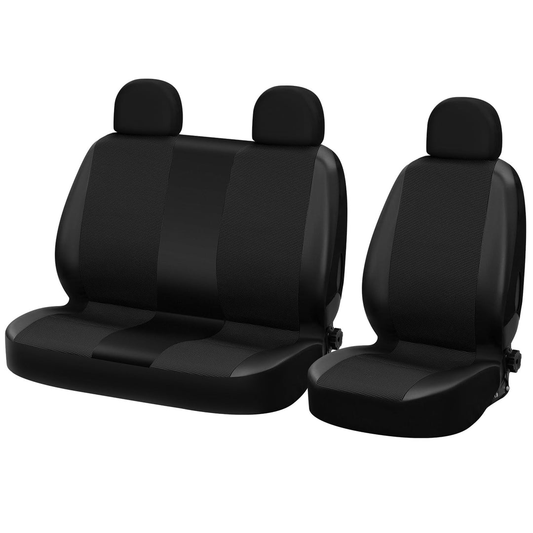 WOLTU AS7323 Universal Auto Sitzbezüge für Transporter, 1+2 Sitzbezug Schonbezüge aus Polyester & au