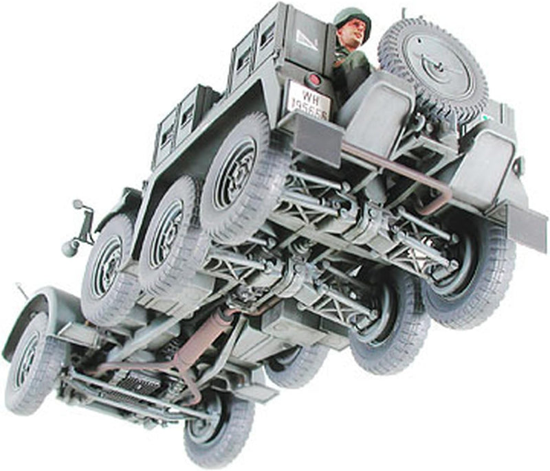 TAMIYA 300035259 - 1:35 WWII Deutsche Krupp Protze mit PAK (4), 37 mm, Grau