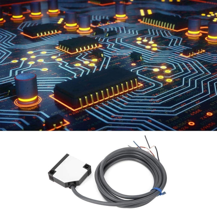 Keenso Reflexions Lichtschranke, E3JK-R4M1 Reflexions-Lichtschranke LED -Aktionsindikator Lichtschra