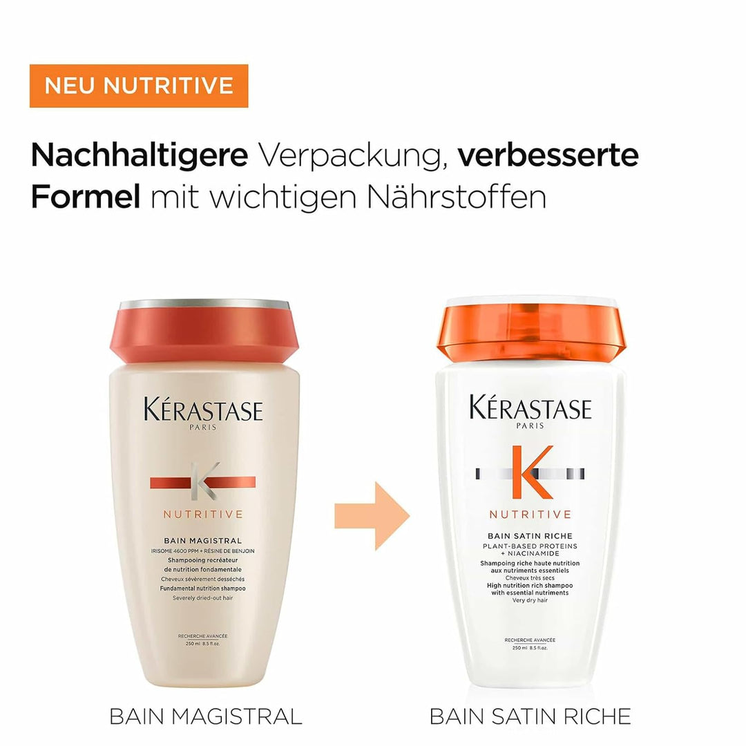 Kérastase Nutritive, Shampoo für sehr trockenes Haar, Feuchtigkeitsspendendes und revitalisierendes