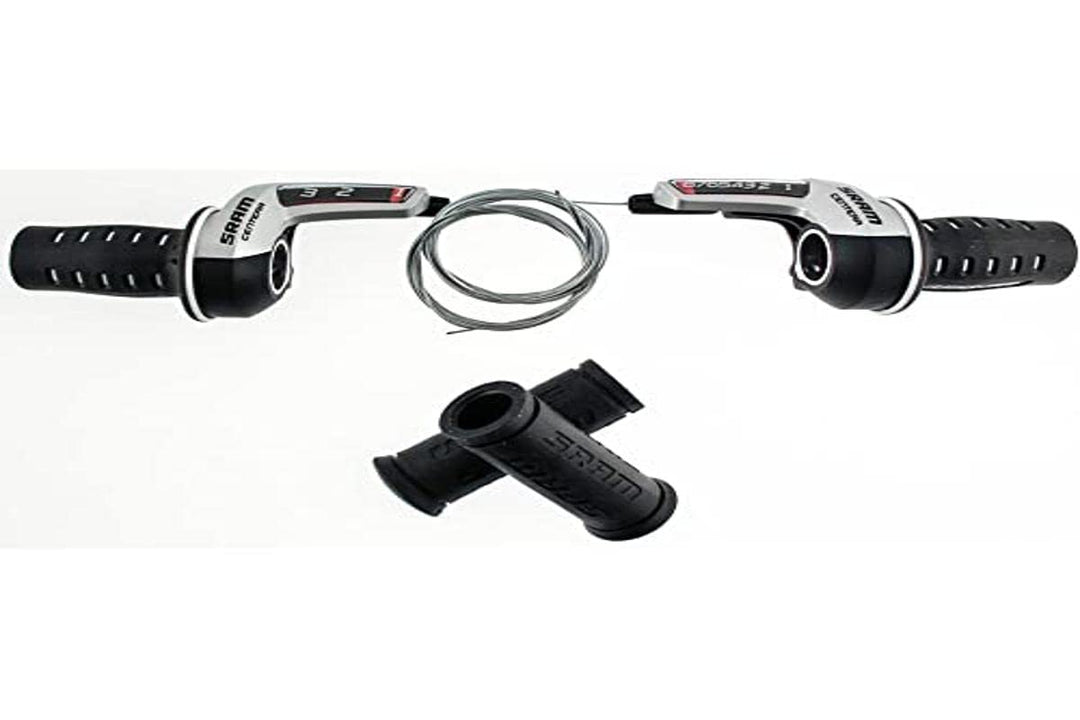 Sram Centera Drehgriffschalterset (8-Fach | hinten | 1:2 | Micro Front) Schwarz, Schwarz