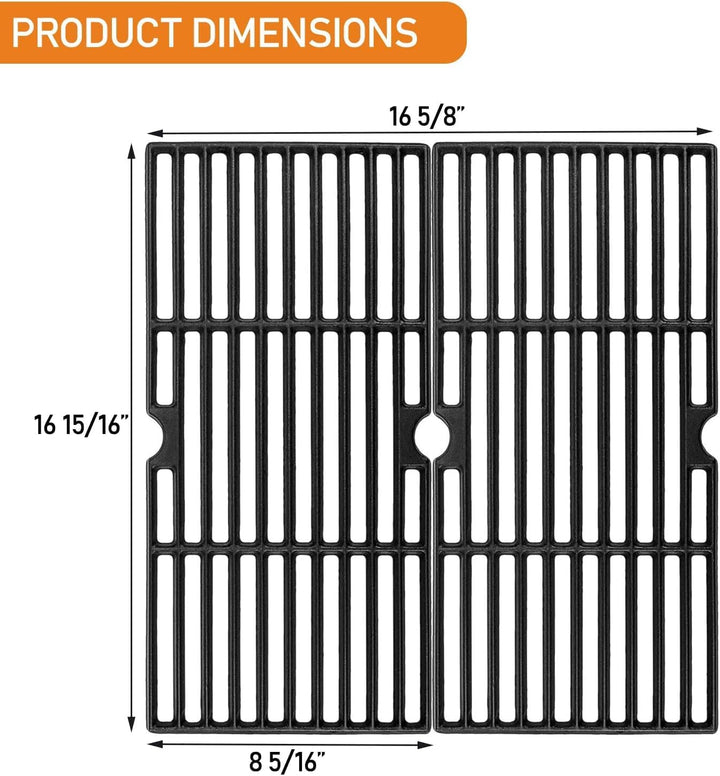Grillroste Ersatz für Charbroil 2 Brenner Grills, Thermos 461633514, TRU Infrared 463251414, 4636333