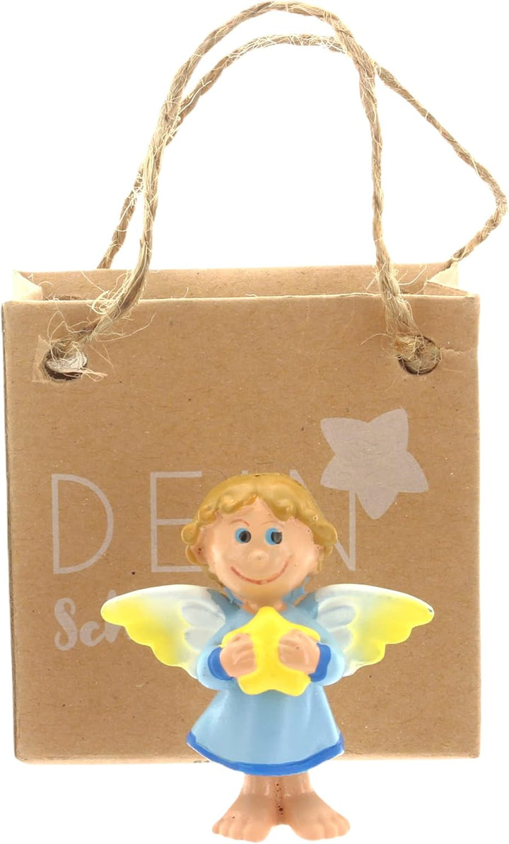 MIK funshopping Schutzengel in Tüte 2-Fach Sortiert, 24er Display, Glücksbringer (pastellrosa-Pastel