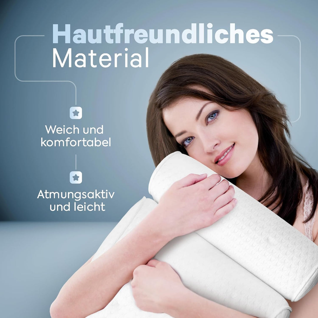 Badewannenkissen • Ergonomisches &amp; Muskelentspannendes Premium Badekissen • Neuer 5D Spezial-Schaum