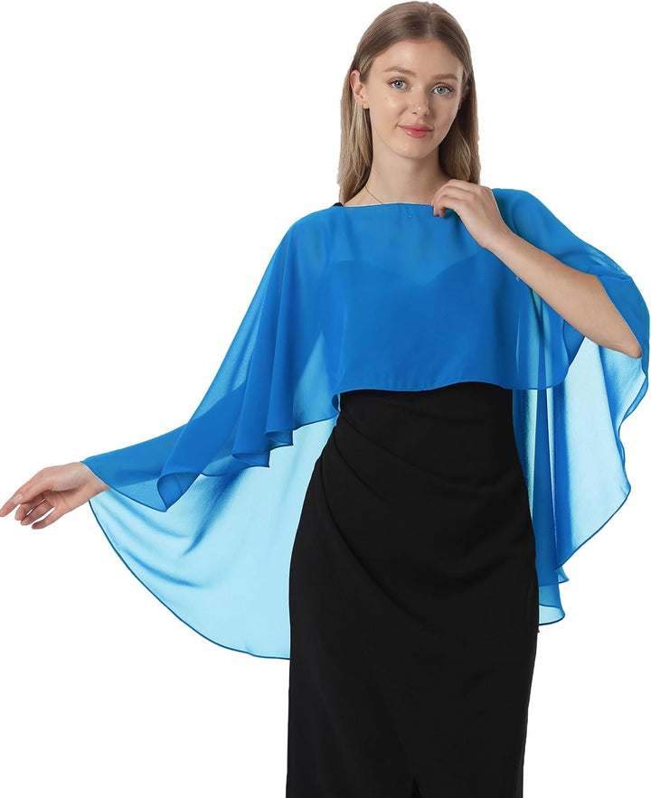 Hotshawl Damen Pashmina-Schal Einheitsgrösse Blau, Einheitsgrösse Blau