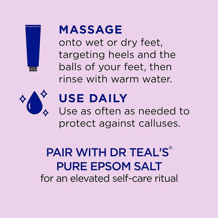 Dr Teal's Sanftes Peeling mit reinem Epsom Salt Aloe und Kokosöl