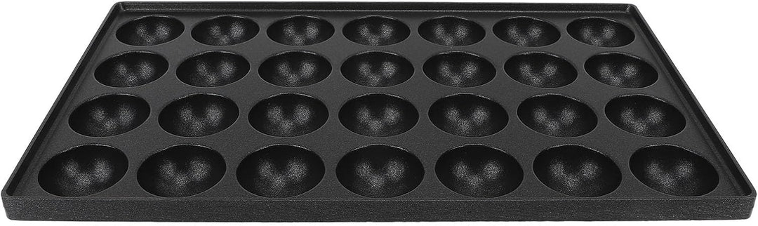 Fockety Takoyaki-Maker, Aluminium 28-Loch-Pfanne mit Antihaftbeschichtung, Bequem zu verwenden, Mode