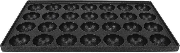 Fockety Takoyaki-Maker, Aluminium 28-Loch-Pfanne mit Antihaftbeschichtung, Bequem zu verwenden, Mode