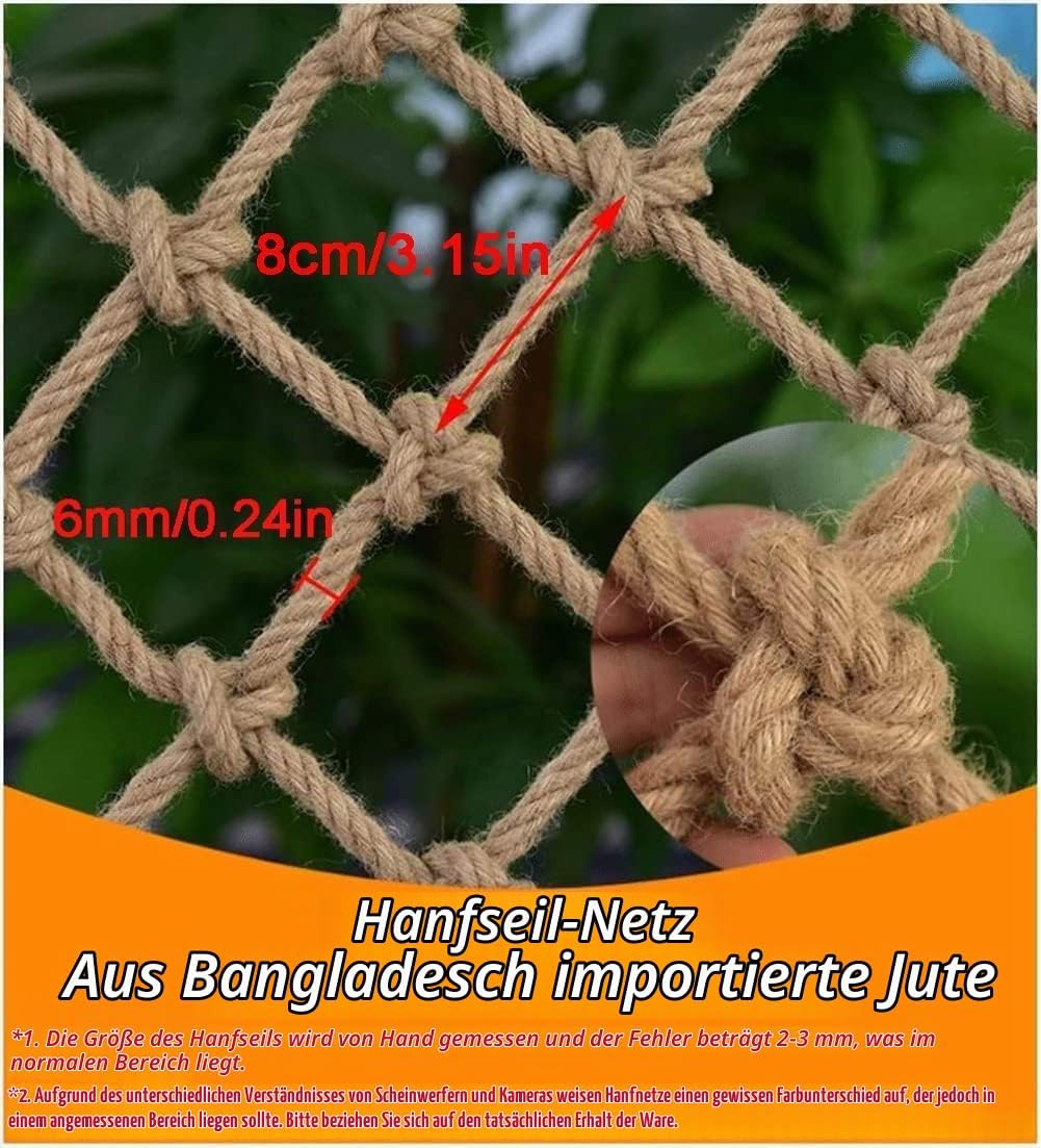 KACQIYT Kinder Sicherheitsnetz,Kletternetz,Treppe Balkon Fallschutznetz Trennwand Deckennetz Spielpl