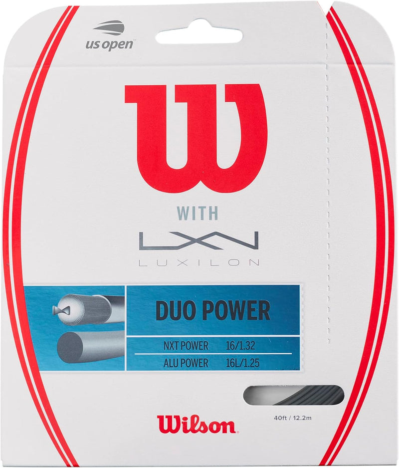 Wilson Unisex Tennissaite Duo Power Natural und Silver, Duo Power Natural und Silver