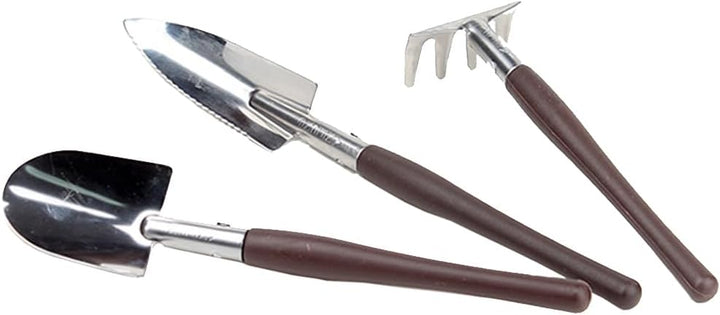 Hemoton 3-teilig Gartenwerkzeug Set Mini Harke für Blumentopf Handheld-Garten-Werkzeug-Set, Mini-Har