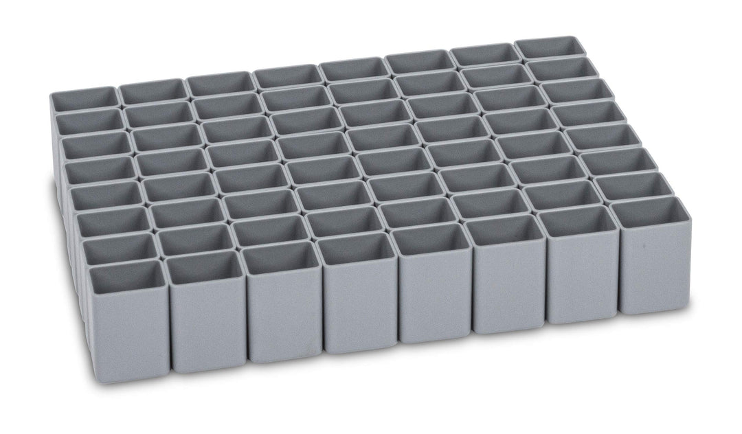 aidB Einsatzkästen - Set 1/64 Unterteilung für Euroboxen 400x300x75, Set 1/64 Unterteilung