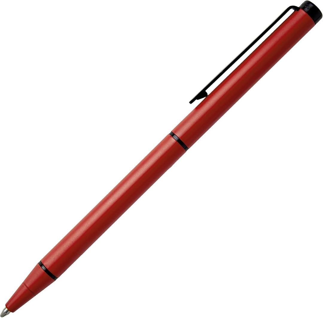 Hugo Boss Cloud Kugelschreiber aus Messing in der Farbe Lipstick Red Matt, Länge: 14cm, Minenfarbe: