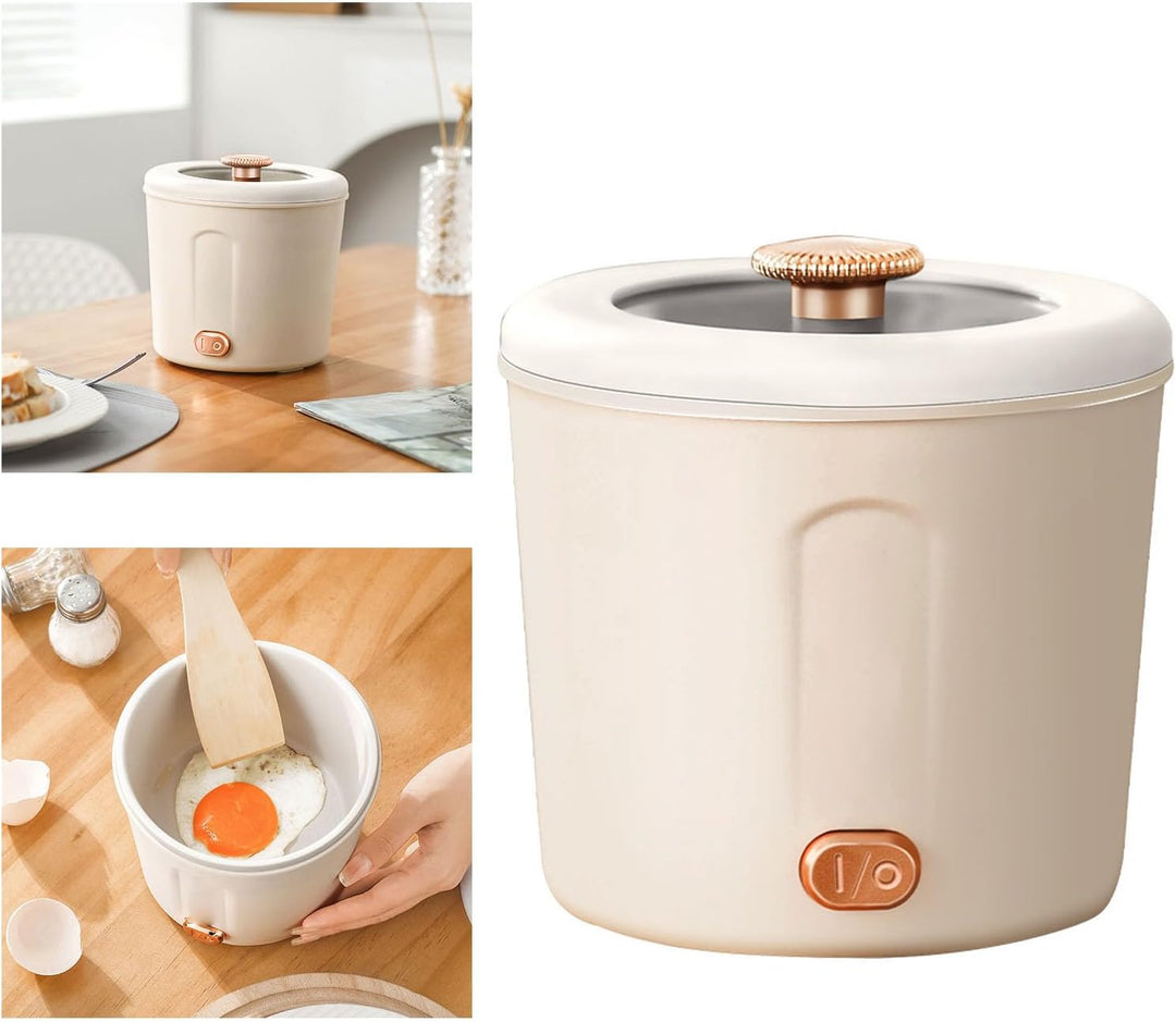 Tnfeeon Mini Electric Hot Pot Tragbares Multifunktionaler Kleiner Elektrischer Hotpot für Studentisc