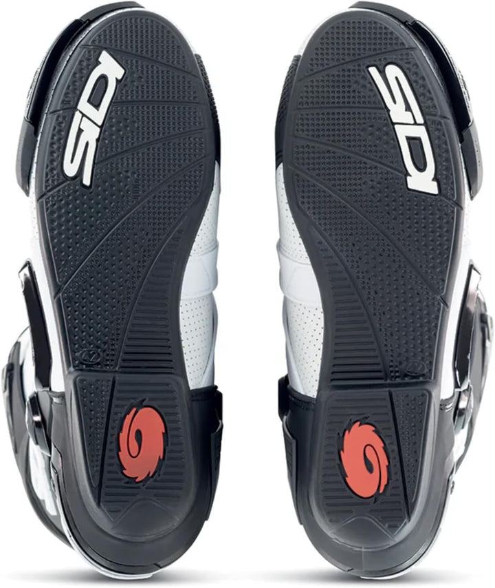 Sidi Unisex Rex AirMotorradstiefel 43 EU Weiss Schwarz, 43 EU Weiss Schwarz
