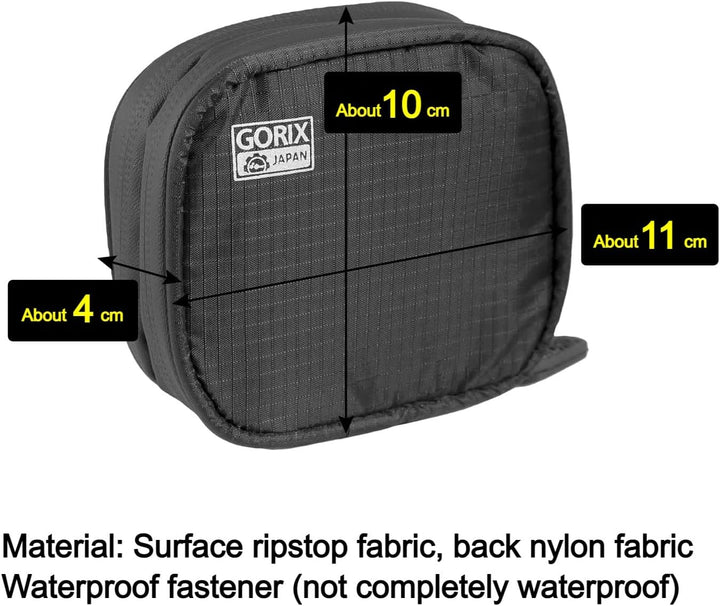 GORIX Cycle Wallet Pouch Kleine Tasche Wasserdichtes Handy Münzfach Rennrad MTB Fahrrad (GX-Bkmini)