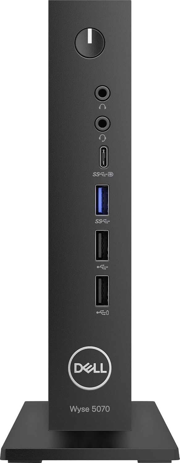 Dell Wyse 5070 Mini Desktop Computer, Micro PC Core Celeron J5005, 8GB RAM, 256GB SSD, Keyboard, Win