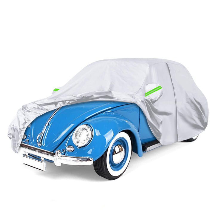 Autoabdeckung Vollgarage Ersatz für VW Beetle 1960-1980, Allwetter Reflektierende Autoabdeckung mit