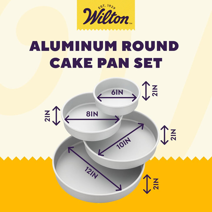 Wilton Backformen-Set rund 4-teilig 1 Length: 11, 1 Length: 11