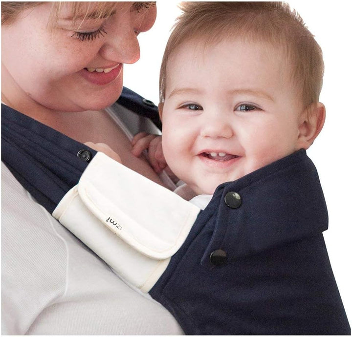 IZMI Comfort Set (1Paar Schultergurtschoner + 1 x Lätzchen) creme