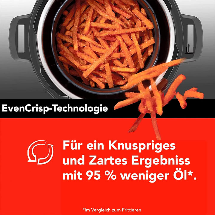Instant Pot DUO CRISP + Air Fryer 8L Multikocher. 11 Funktionen in 1: Schnellkochtopf, Bratpfanne, D