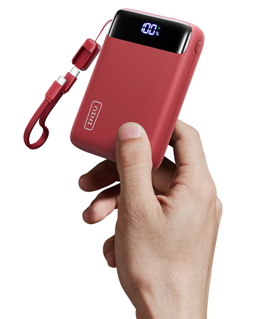 INIU Power Bank, Ultra Klein 20000mAh 22.5W Schnellladefunktion Power Bank, USB-C In&Out Externe Han