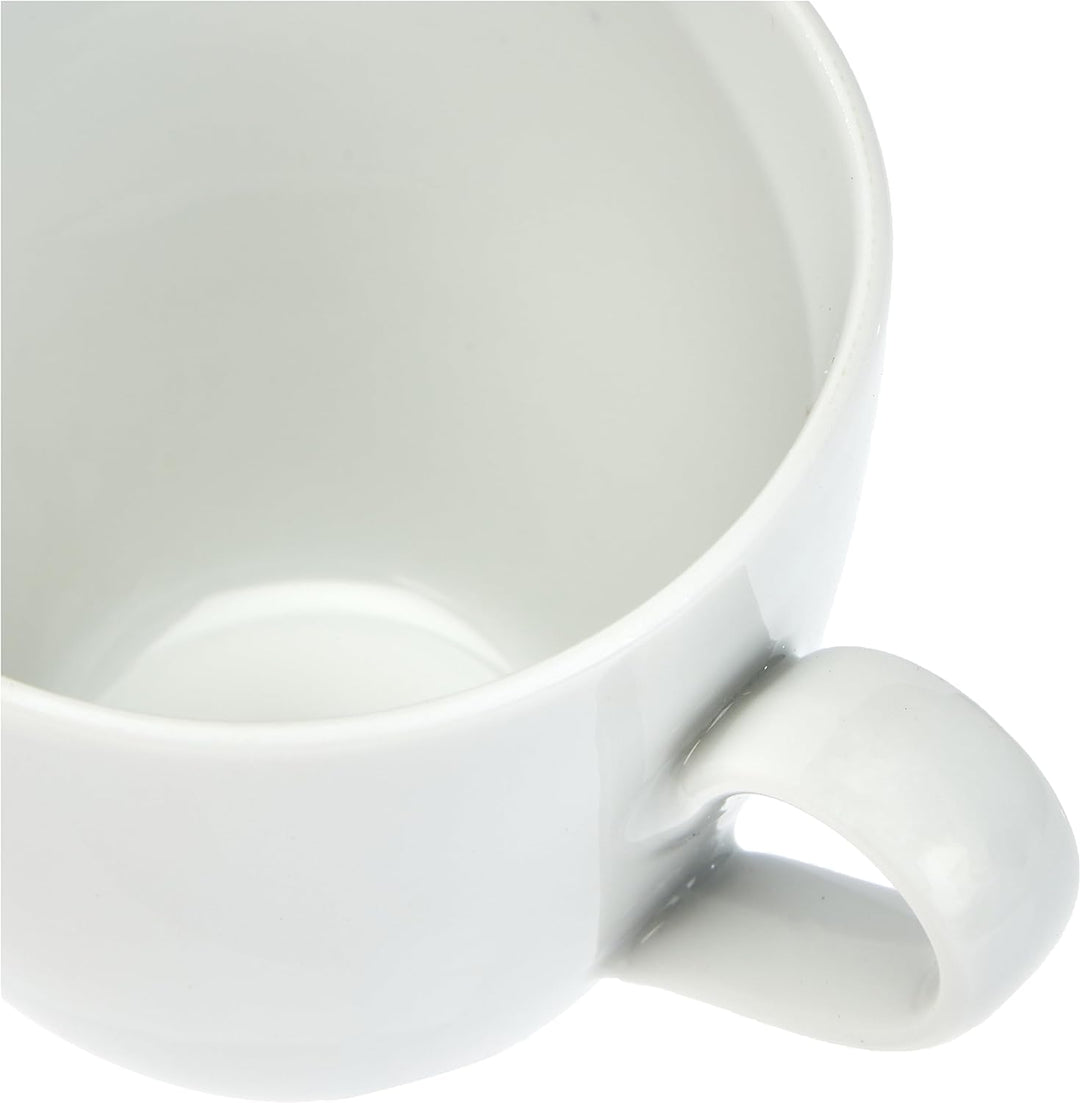 Alessi Mami“ Kaffee-Obertasse 6 Stück aus weissem Porzellan 8,0cm, 8 cm, 6 6er-Set, 6er-Set