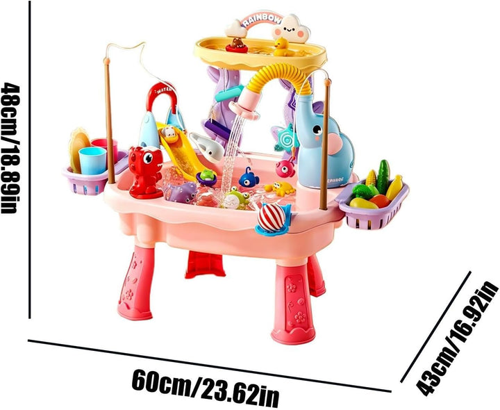 Generisch Wassertisch - Outdoor Sommerspielzeug - Spielzeug-Küchenspüle für draussen - für Mädchen G