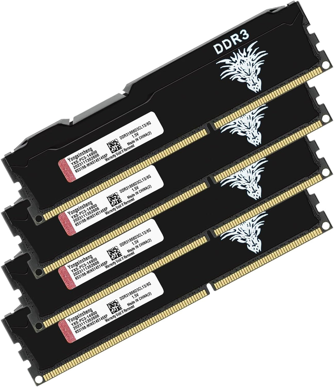 DDR3 32GB Kit (8GBx4) Desktop RAM 1866MHz PC3-14900 UDIMM Non-ECC Unbuffered 1.5V 2Rx8 Dual Rank 240