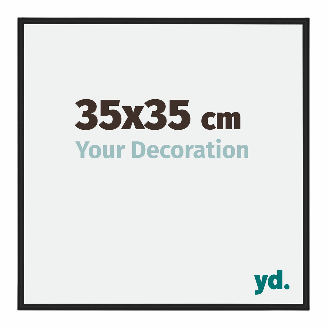 yd. Your Decoration - Bilderrahmen 35x35 cm - Bilderrahmen aus Aluminium mit Acrylglas - Antireflex