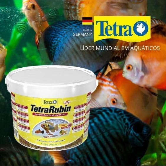 Tetra Rubin Flakes - Fischfutter in Flockenform mit natürlichen Farbverstärkern, unterstützt eine in