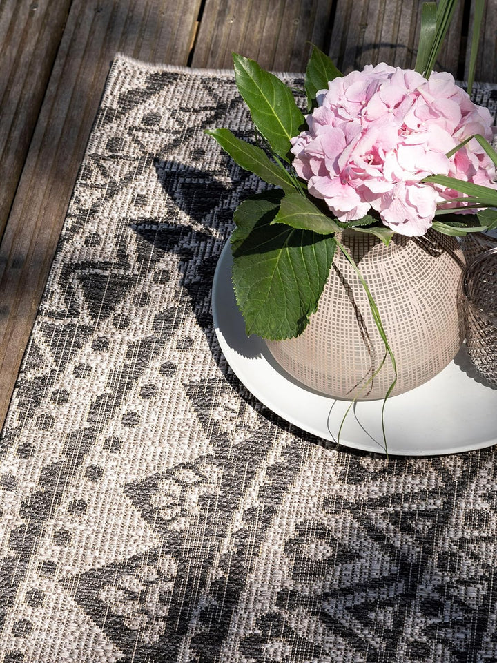benuta Nest Teppich Cleo - Kunstfaser - Outdoor geeignet - Rechteckig & im Style: Geometrisch, Ethno