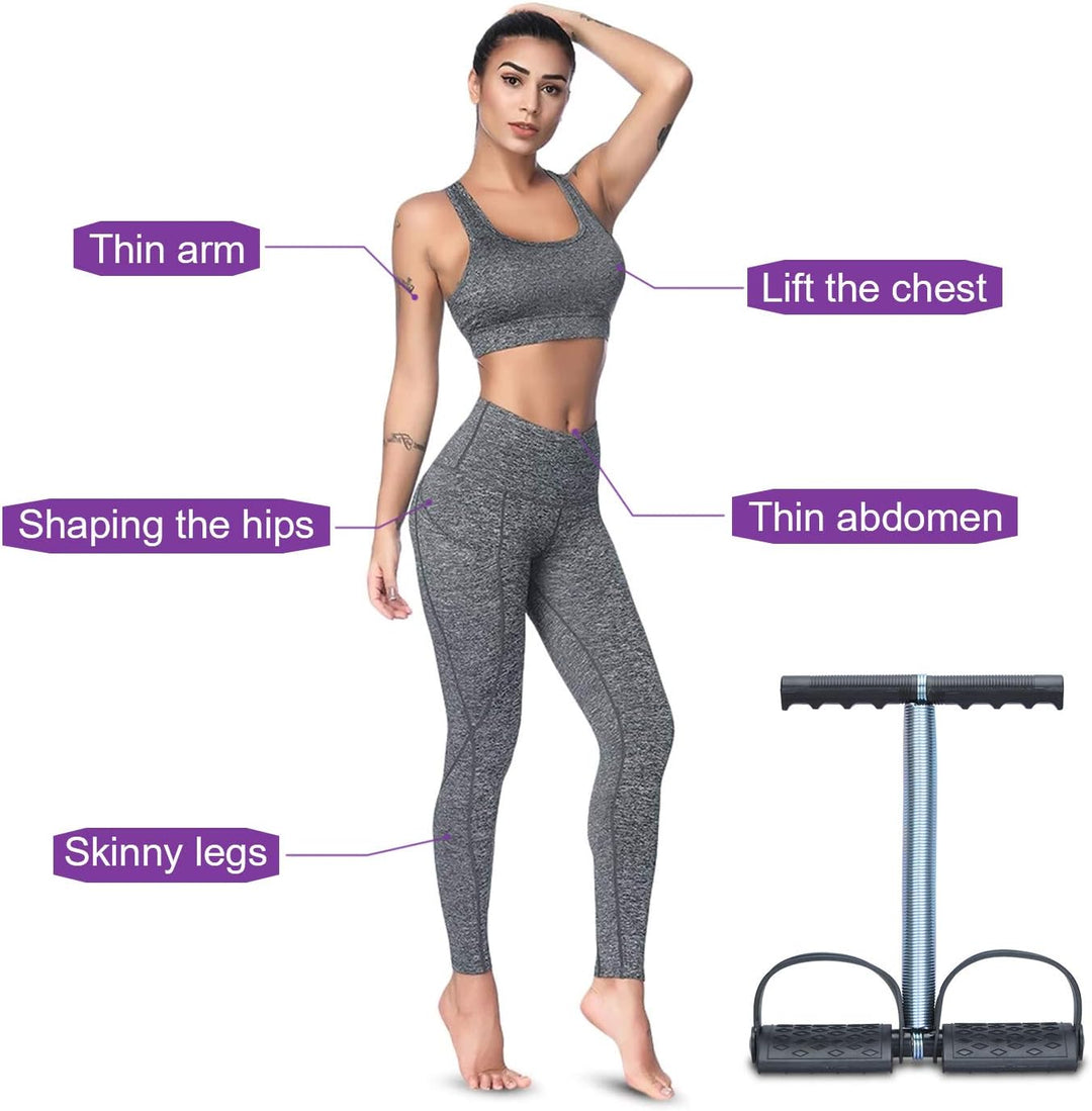 Elastic Sit Up Pull Rope Feder, Spannung Pedal Bauch Leg Übung Tummy Trimmer Equipment Krafttraining