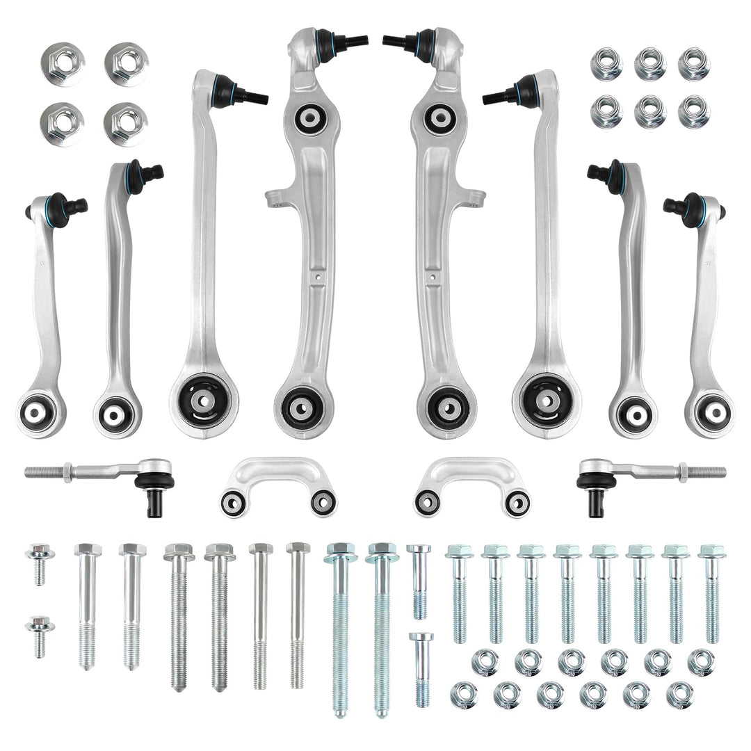 DOCAS 12 Stück Reparatursatz, Querlenkersatz 8F0498998 4F0498998S1 4F0498998 für A6 4F C6 2004-2011