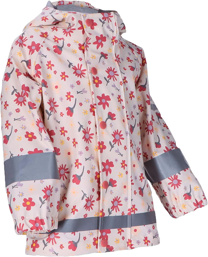 Sterntaler Baby Unisex Regenjacke Kinder Regenjacke Blumen - Regenjacke Kinder - Wasserdicht mit Rei