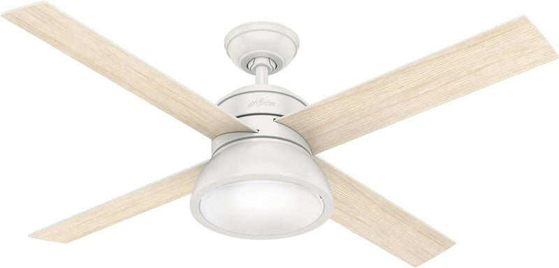 HUNTER DECKENVENTILATOR Loki, 132 cm, Deckenventilator für den Innenbereich mit Beleuchtung und Fern