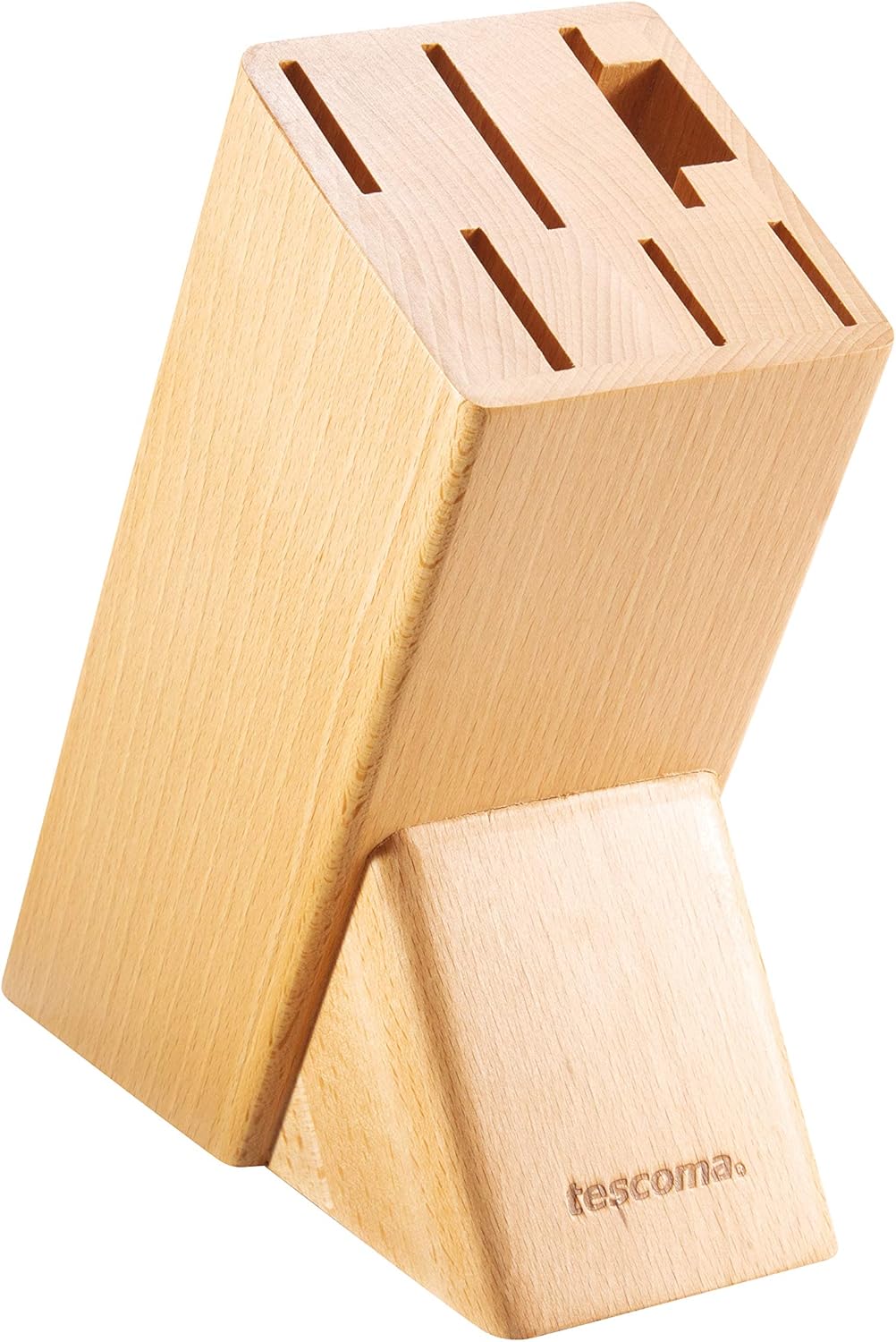Tescoma Noblesse Messerblock für 6 Messer und Geflügelschneider/Schärfer, Holz
