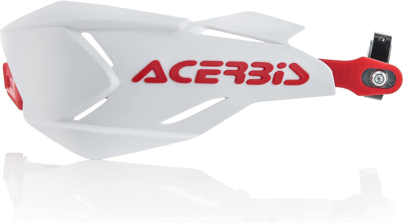 Acerbis Unisex Paramano X-factory Bianco/Rosso x factory, Weiü Rot, Default EU Einzeln, Einzeln