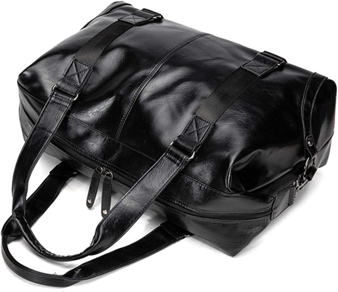 Reisetasche Wasserdichtes Leder Weekender Übernachtungs-Reisetaschen Fitnessstudio Sportgepäcktasche