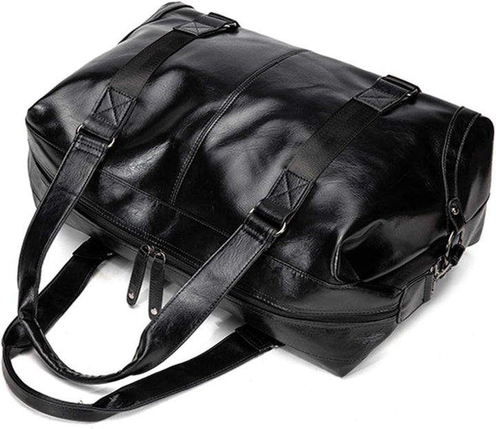 Reisetasche Wasserdichtes Leder Weekender Übernachtungs-Reisetaschen Fitnessstudio Sportgepäcktasche