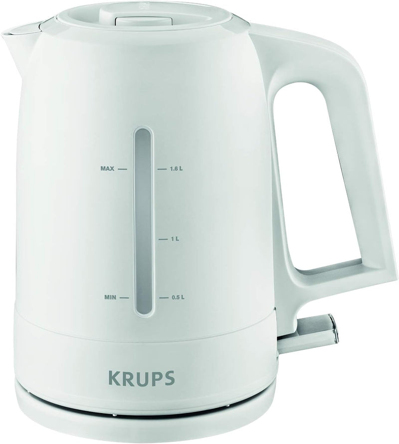 Krups BW2441 Wasserkocher Pro Aroma | 1,6 L Fassungsvermögen | 2.400 W | Beleuchteter Ein-/ Ausschal