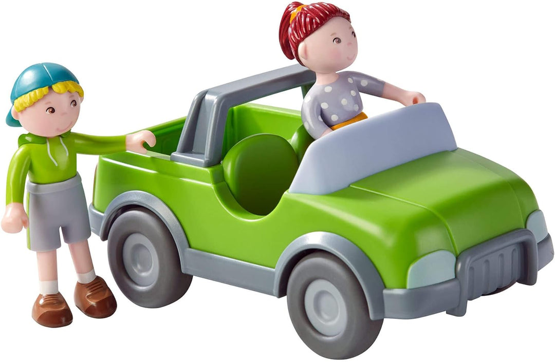 HABA 306703 - Little Friends Spielset Draussen unterwegs, Zubehör für Biegepuppe ab 3 Jahren