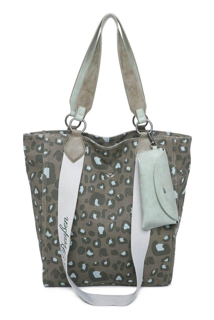 Fritzi aus Preussen Damen Izzy02 Canvas Shopper Leo Jungle, Leo Jungle
