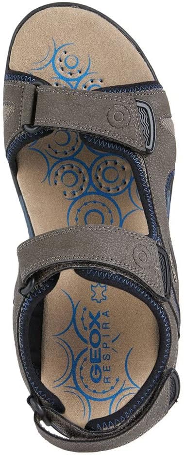 Geox Herren U Spherica Ec5 A Sandalen, 39 EU Dove Grey