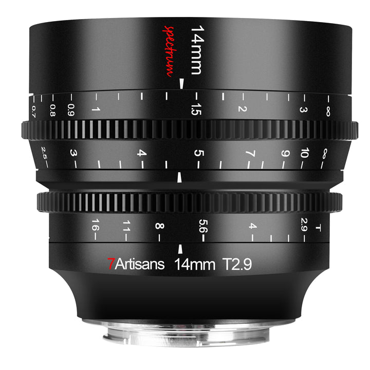 7artisans 14mm T2.9 Full-Frame 114°Weitwinkelobjektiv,Kompatibel für Nikon Z5 Z6 Z7 Z6II Z7II Z9,Sch