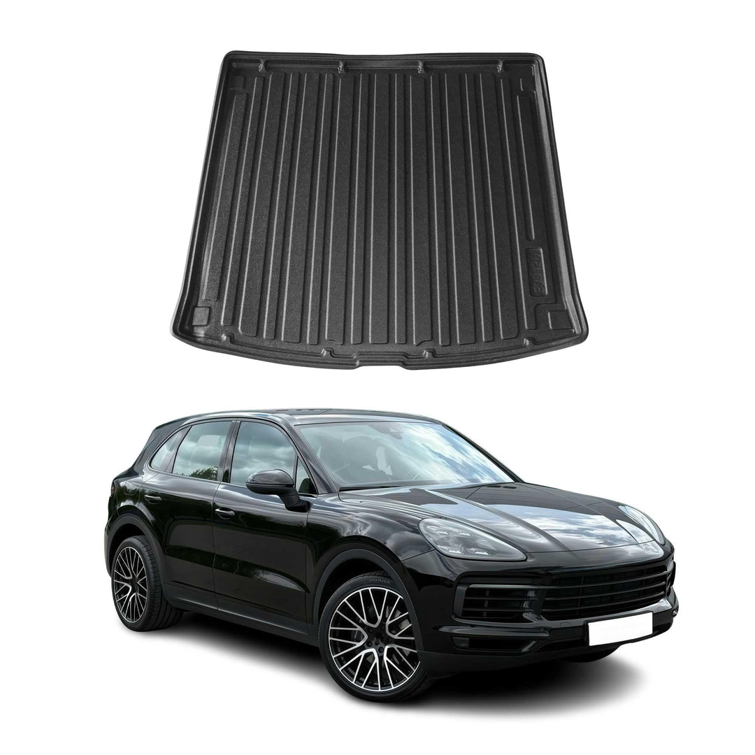 OMAC Kofferraumwanne Laderaumwanne kompatibel mit Porsche Cayenne PO536 2017-2025 Gummi TPE